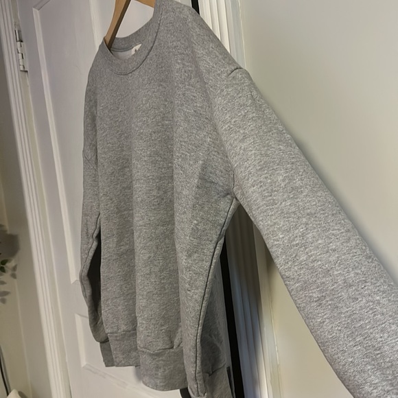 Grey Brookside Casual Crew Neck Utility Sweater Size M - Picture 4 of 10